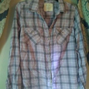 Long sleeve Purple Plaid